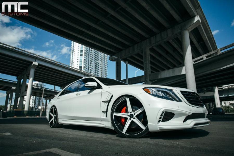  Mercedes-Benz S550 by MC Customs and Savini Wheels 2014 года  (фото 1 из 10)